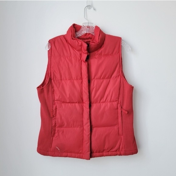 GAP Jackets & Coats Vintage Gap Puffer Down Vest Red Snap Button Up Size Medium Poshmark